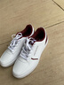 安踏（ANTA）男鞋運動(dòng)板鞋男秋季新款低幫軟底運動(dòng)板鞋百搭休閑鞋子男 安踏白/絳紅色 43 曬單實(shí)拍圖