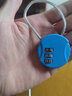 樸派鋼絲密碼鎖掛鎖健身房更衣柜鎖車(chē)筐籃頭盔鎖書(shū)包箱包迷你小號鎖頭 藍色（內高50mm） 曬單實(shí)拍圖