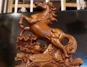 益心閣 馬到成功擺件開(kāi)業(yè)送禮物遷新居客廳酒柜玄關(guān)工藝品升職生肖裝飾 馬到成功31*13*40cm 曬單實(shí)拍圖