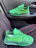 MBAE品牌輕奢老爹鞋男2026春季新款透氣運動(dòng)鞋男氣墊增高休閑鞋子男 綠色 -高端男鞋 42 -皮鞋碼,偏大 曬單實(shí)拍圖