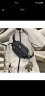 格尔顿斜挎包男士胸包腰包单肩包潮流运动手机包防水小背包 深灰色（反光不带挂件） 实拍图