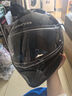睿覓（RYMIC）摩托車(chē)電動(dòng)車(chē)頭盔全盔3C認證冬季防凍保暖藍牙耳機SR6藍橙XL 曬單實(shí)拍圖