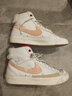 耐克NIKE板鞋高幫女經典BLAZER MID PRM運動鞋FD4342-181白粉39 曬單實拍圖