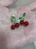 思梨櫻桃耳夾女無(wú)耳洞可愛(ài)日系少女甜美復古氣質(zhì)耳環(huán)蚊香盤(pán)高級感耳飾 紅色小櫻桃蚊香盤(pán)耳夾 曬單實(shí)拍圖