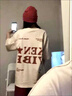 LPOX2025新款國潮流丅恤短袖女學(xué)生印花韓版寬松美式hiphop半袖上衣夏 杏色 M _85-105斤 曬單實(shí)拍圖