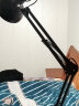 古普（Gupu） 落地灯美式复古客厅卧室床头书房学习阅读立式灯 黑色+7瓦 三档调光（暖光） 实拍图
