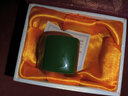 夢(mèng)君宸核桃碧玉扳指 戒指 和田玉菠菜綠碧玉滿(mǎn)綠扳指 指環(huán) 曬單實(shí)拍圖