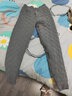 依予青少年高個(gè)子校服神器保暖褲初中高中學(xué)生女孩男大童三層加厚棉褲 灰色(格子男褲) 170 曬單實(shí)拍圖