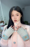 途尊半指手套女秋冬季保暖加絨防寒可愛(ài)騎行學(xué)生針織毛線(xiàn)露指半截無(wú)指 粉色【半指手套】保暖加絨防寒 曬單實(shí)拍圖