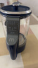 摩飛電器（Morphyrichards） 迷你養(yǎng)生壺辦公室煮茶壺玻璃花茶壺養(yǎng)生杯燒水壺燕窩壺煮茶器電熱水壺0.6L帶玻璃燉盅 MR6085 【升級-分體式】輕奢藍(lán) 0.6L 曬單實拍圖