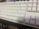 DURGOD 杜伽87/104鍵筆記本電腦PBT鍵帽機械鍵盤(pán)全鍵無(wú)沖（辦公游戲電競吃雞鍵盤(pán)） K310極地白-白光限定版-櫻桃軸單光 紅軸 曬單實(shí)拍圖