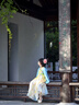 年衣童裝女童漢服2025春新款超仙古裝古風唐裝連衣裙兒童中式演出服 星藍 120 曬單實拍圖