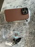 猿氣「科技風尚」適用iphone16promax手機殼新款皮革磁吸蘋果16promax保護套超薄磨砂16pro手機外殼 科技風尚系列|磁吸充電【赤銅韻】 iPhone 16 Pro Max 曬單實拍圖