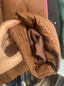 坦博爾達(dá)人推薦美拉德鵝絨短款羽絨服女小個子保暖加厚穿搭外套TW236362 黑糖咖啡 S (160) 曬單實拍圖