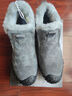 Jeep雪地靴男工裝鞋加絨保暖棉鞋室外防滑高幫軟底休閑鞋 灰色 42  曬單實(shí)拍圖
