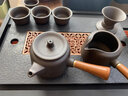 聚晟（JUSHENG）戶(hù)外便攜式旅行茶具套裝功夫茶具帶燒水爐野外露營(yíng)煮茶壺泡茶裝備 紫砂雙側(cè)把戶(hù)外燒水套裝 曬單實(shí)拍圖