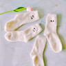 京識襪子女秋冬季中筒襪加絨加厚保暖毛圈襪可愛(ài)毛茸茸地板襪ins潮襪 【組合款】 毛毛襪 5雙 均碼 （5款各1雙） 曬單實(shí)拍圖