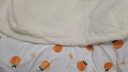 九洲鹿家纺 法兰绒毛毯冬季 150×200cm甜橙 实拍图
