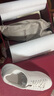 THOM WILLS小白鞋男夏季新款商務(wù)真皮透氣百搭男士白色休閑板鞋 白色G531 41 /7.5碼 曬單實(shí)拍圖