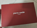 皮爾卡丹（pierre cardin）男鞋夏天皮鞋沖孔鞋商務(wù)正裝鏤空透氣皮鞋真皮頭層牛皮系帶男鞋 黑色 41 曬單實(shí)拍圖