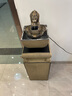 陋石坊祥云展示柱仿古玄關(guān)裝飾柱產(chǎn)品陳列展示臺禪意落地裝飾擺件 Z015-3四方彩云石柱低（單根） 曬單實(shí)拍圖