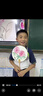 TaTanice 扇子加厚雙面宣紙團扇 空白紙扇兒童DIY繪畫(huà)扇漂漆扇 2把裝 曬單實(shí)拍圖