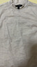 ELAND衣戀長袖T恤女中短修身薄款顯瘦純色柔軟打底衫 燕麥色(33)OATMEAL S 160 曬單實拍圖