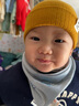 FEELINGBABY嬰兒帽子秋冬季薄款嬰幼兒男寶寶女孩可愛新生兒童冬天毛線針織帽 黃色 均碼(頭圍30-48cm)推薦0-2歲 曬單實(shí)拍圖