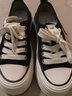 達芙妮牛皮厚底松糕小白鞋女舒適百搭運動(dòng)休閑鞋女4623101143 黑色 38  曬單實(shí)拍圖