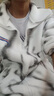 安初夏羊羔毛絨外套男士休閑套裝冬季新款寬松棉衣男裝保暖棉服三件套潮 米白外套+加絨白+加絨褲子黑 L 曬單實(shí)拍圖