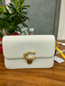 COACH（蔻馳）Studio系列專(zhuān)柜款皮革單肩包 經(jīng)典C扣女士斜挎包時(shí)尚女包白色 C6641 B4HA尺寸：長(cháng)25*寬10*高17cm 曬單實(shí)拍圖