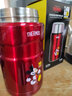 膳魔師（THERMOS）燜燒罐聯(lián)名款 寶寶輔食罐便攜防漏戶外男女辦公學(xué)生保溫飯盒悶粥 紅色米奇 SK-3021DS(RD) 710ml 曬單實(shí)拍圖