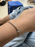 潘多拉（PANDORA）閃光光環(huán)網(wǎng)球手鏈 基礎(chǔ)素鏈 925銀 禮物送女友 18CM 曬單實(shí)拍圖