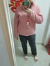 貓人 MIIOW抓絨衣女冬季開衫加厚雙面穿搖粒絨外套男珊瑚絨家居服保暖上衣 KY1008S橡皮粉-女 3XL 曬單實(shí)拍圖