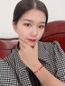 伊生緣黃金福袋轉運珠紅繩手鏈女金珠子999足金寶寶金飾編織本命年手繩 D款1個(gè)錢(qián)幣+2粒光面 約0.4-0.6g 曬單實(shí)拍圖