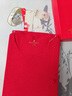 夢特嬌大紅本命年保暖內(nèi)衣套裝女羊絨蠶絲德絨發(fā)熱男士秋衣秋褲線衣線褲 男無痕套裝*1+內(nèi)褲*1 2XL 曬單實拍圖