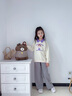 小豬彼特女童闊腿褲兒童2025新款窄版褲子運(yùn)動(dòng)褲春秋款女大童秋冬直筒加絨 15046淺灰色 160 cm 曬單實(shí)拍圖