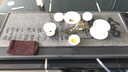 茶錦記茶具茶盤整塊天然黑金石茶海大號(hào)干泡臺(tái)家用排水式烏金石茶盤復(fù)古 80*35*3（cm）單茶盤 曬單實(shí)拍圖