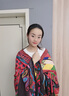 CHALL KITTY民族風(fēng)披肩紗巾薄款外搭旅游拍照披風(fēng)斗篷大紗巾沙灘巾送女友老婆 紅色-高端品牌禮盒裝高檔高級感 曬單實(shí)拍圖