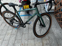 喜德盛（xds）礫石公路車(chē)GT350瓜車(chē)Gravel碳纖越野通用復古健身車(chē) 灰綠/黑 700C×490 曬單實(shí)拍圖