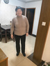 卡帝樂鱷魚（CARTELO）媽媽鞋女冬加絨棉鞋真皮平底短靴羊毛皮鞋中老年女鞋老人保暖鞋子 黑色頭層牛皮【絨毛里】 40 曬單實拍圖