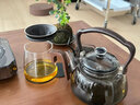 尚言坊茶漏茶濾茶具配件黑陶茶濾網(wǎng)一體玻璃公道杯泡茶神器茶葉過(guò)濾器 1葫蘆過(guò)濾組+木離公道杯 曬單實(shí)拍圖