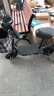 嘉陵電動(dòng)車(chē)折疊車(chē)小型兩輪24V36V便攜滑板車(chē)成人電瓶飛俠電動(dòng)滑板車(chē) 黑色車(chē)架 24V碳合金-8Ah電池約30里 曬單實(shí)拍圖