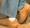 耐克男子透氣低幫運動(dòng)鞋冬季板鞋NIKE COURT VISION LOW CD5463 200亞麻/亞麻/麥黃/麻線(xiàn)黃 43 曬單實(shí)拍圖