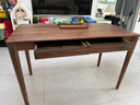 樸愫木作實(shí)木書(shū)桌北美黑胡桃木家用臥室書(shū)房學(xué)習寫(xiě)字辦公電腦桌子 1.2米丨11月初 曬單實(shí)拍圖
