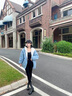 COZOK女生羽絨棉服女外套秋冬款羊羔絨加絨加厚學(xué)生兩面穿短款棉服棉衣 藍色-兩面穿 XL 【建議115-125斤】 曬單實拍圖