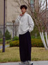 回力男鞋板鞋男2025秋季新款透氣小白鞋子男款厚底百搭爆款休閑運動鞋 米/深藍 -【潮流百搭】 42 曬單實拍圖