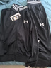 安德瑪（UNDERARMOUR）UA秋冬Track男女情侶簡(jiǎn)約運動(dòng)套裝1389369 黑色001 S 曬單實(shí)拍圖