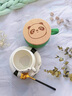 NEXT ROAD英國聯(lián)名熊貓泡茶杯陶瓷茶水分離帶蓋馬克杯創(chuàng)意咖啡杯伴手禮水杯 熊貓蛋形茶咖杯帶蓋（有過濾） 曬單實拍圖