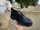 Jeep吉普男鞋2025秋冬季新品戶(hù)外耐臟皮面商務(wù)皮鞋舒適軟底休閑皮靴 黑色 41 曬單實(shí)拍圖